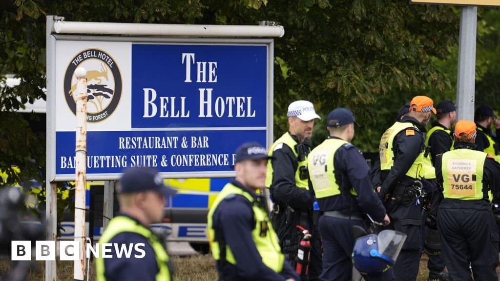 The Bell Hotel in Epping has been housing asylum seekers since October 2022.