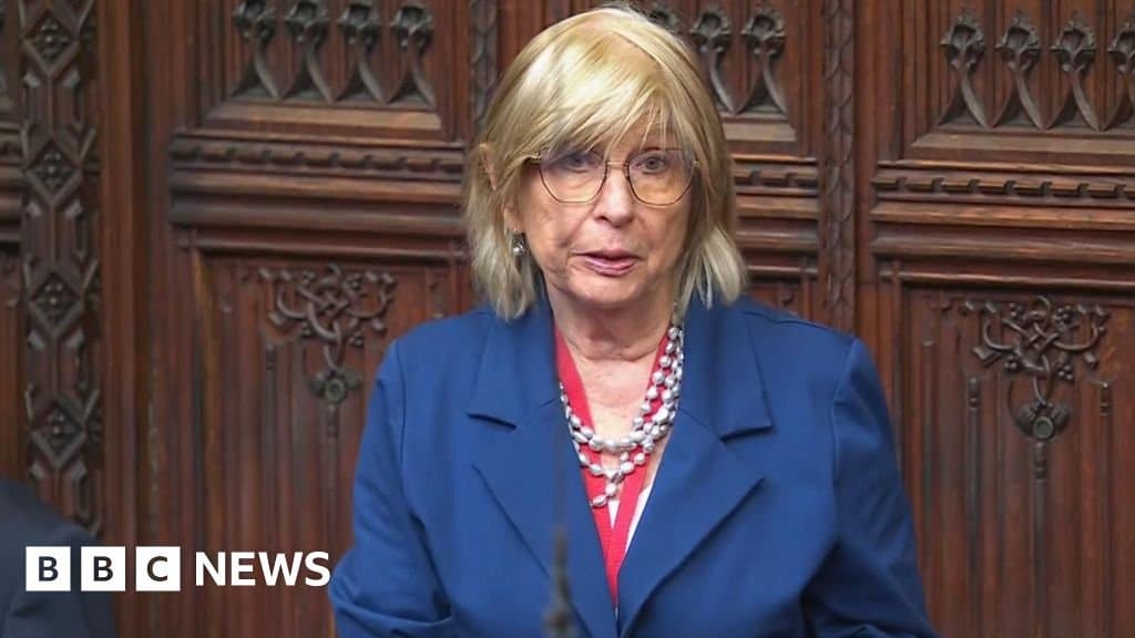 Baroness D'Souza was disqualified from driving temporarily on 16 July.